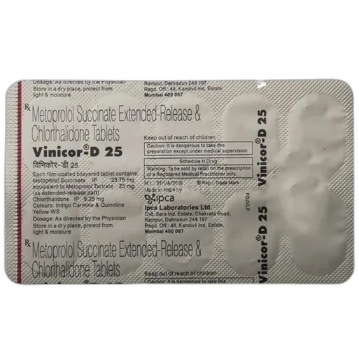 vinicor d 25mg tablet 15's